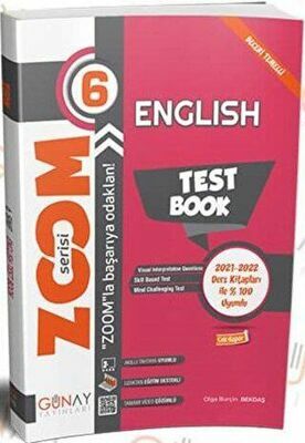 6. Sınıf İngilizce English Test Book Zoom Serisi Soru Bankası