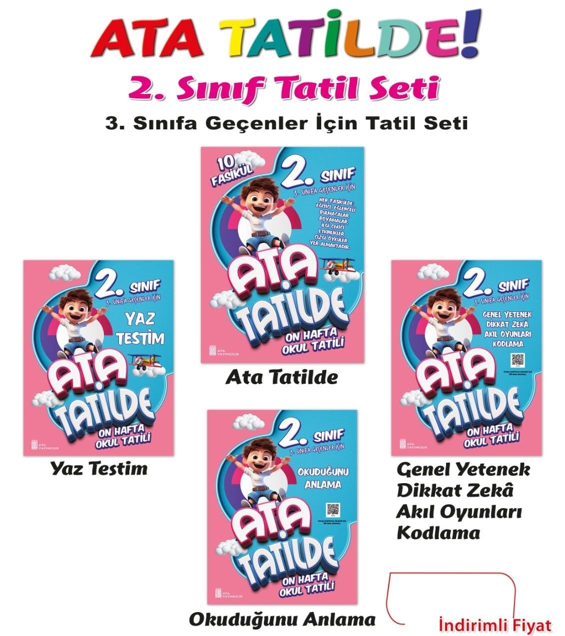 2. Sınıf Tatil Seti (2023-2024) Ata Yayıncılık