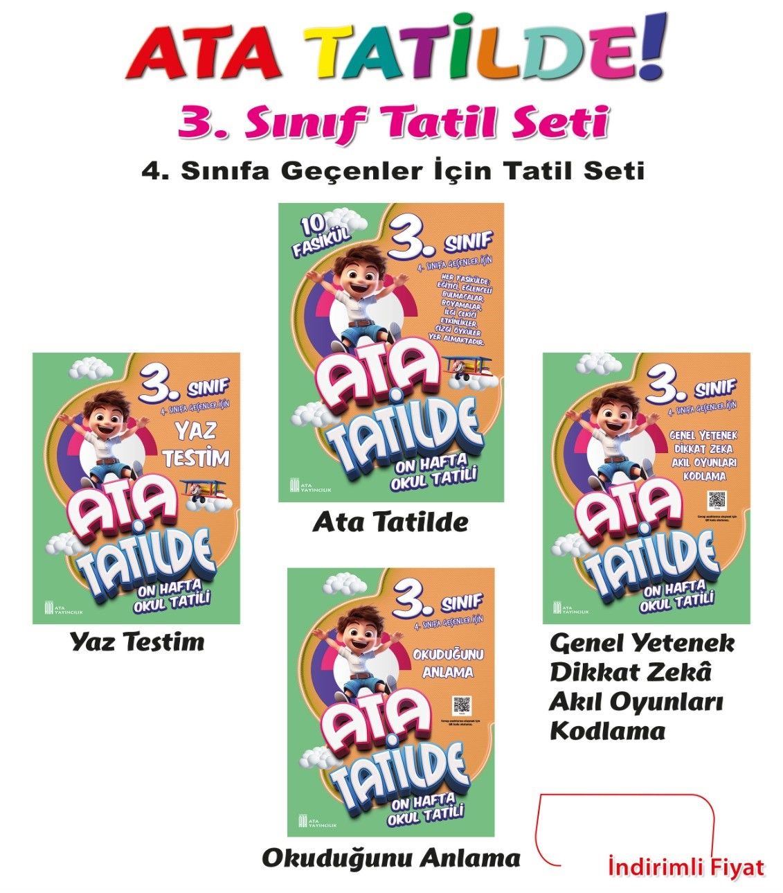 3. Sınıf Tatil Seti (2023-2024) Ata Yayıncılık