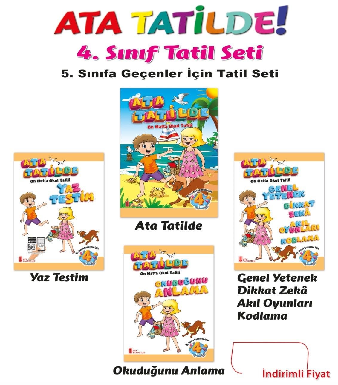 4. Sınıf Tatil Seti (2023-2024) Ata Yayıncılık