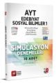 2024 AYT Edebiyat Sosyal Bilimler 1 Simülasyon Denemeleri Tamamı Video Çözümlü 3D Yayınları