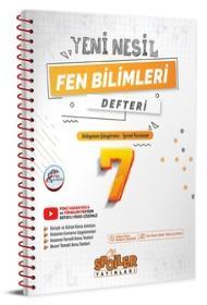 7. Sınıf Fen Bilimleri Yeni Nesil Defteri Spoiler Yayınları