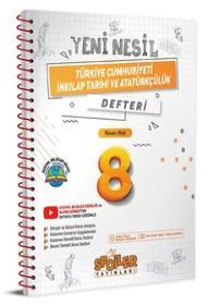 8.Sınıf Türkiye Cumhuriyeti İnkılap Tarihi ve Atatürkçülük Yeni Nesil Defter Spoiler Yayınları