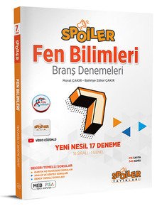 7.Sınıf Fen Bilimleri Branş Denemeleri Spoiler Yayınları