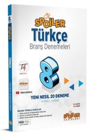 8.Sınıf Türkçe Branş Denemeleri Spoiler Yayınları