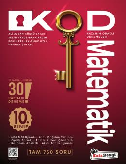 10. Sınıf KOD Matematik Haftalık Sarmal Deneme