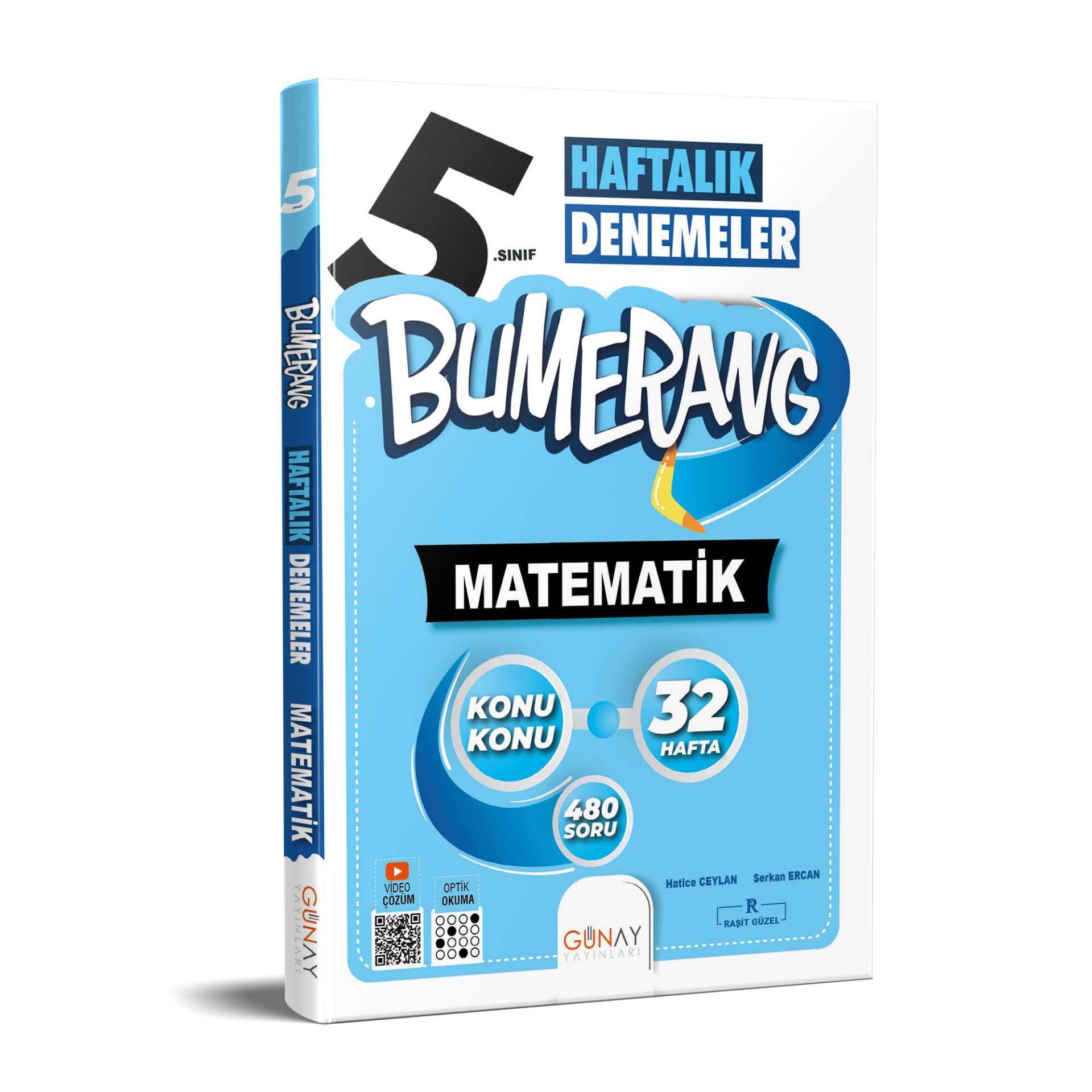 5.Sınıf Bumerang 32 Haftalık Matematik Denemeleri Günay Yayınları