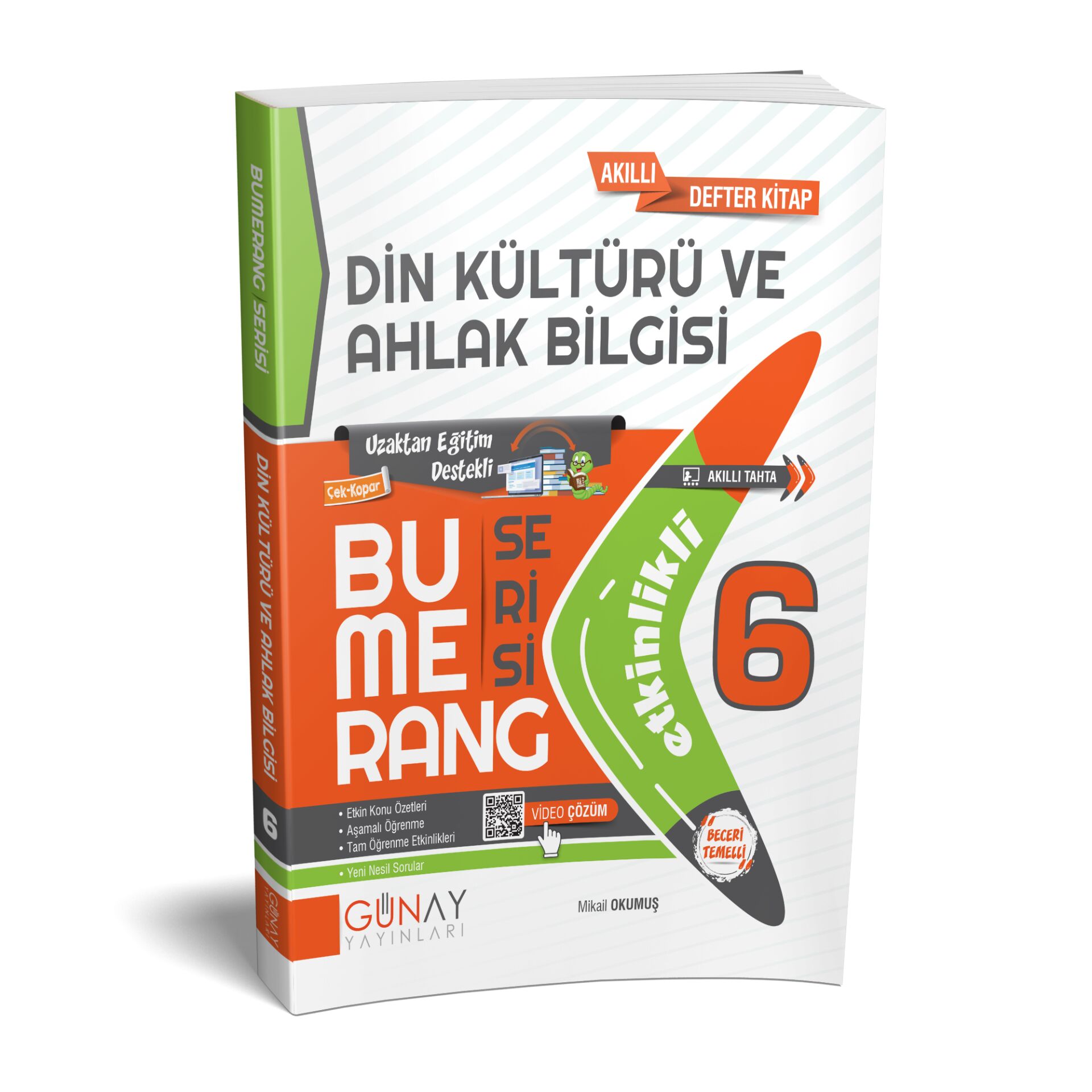 6. Sınıf Din Kültürü ve Ahlak Bilgisi Bumerang Serisi Etkinlikli Akıllı Defter