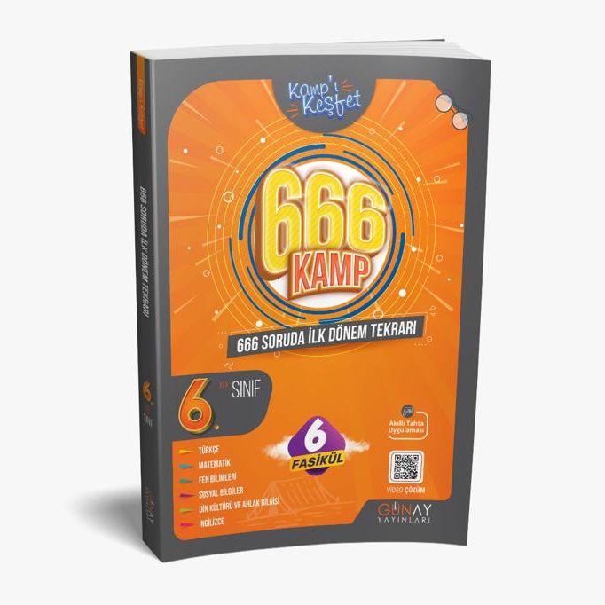 6. Sınıf 666 Soruda İlk Dönem Kamp Kitabı